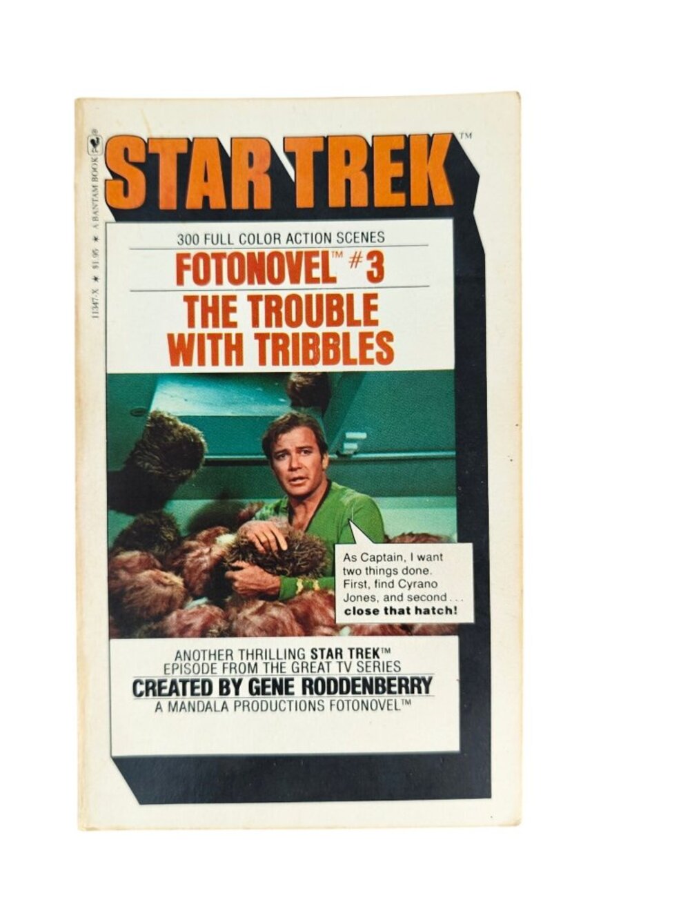 Star Trek Fotonovel #3 The Trouble With Tribbles David Gerrold Paperback 1977